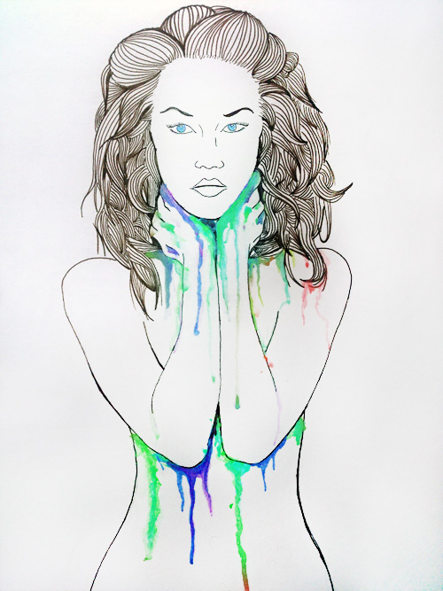 Untitled. 297 x 420 mm. Watercolour on card