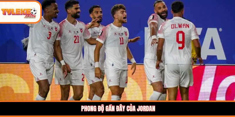 Phong độ gần đây của Jordan